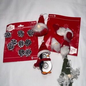 Holiday Time Festive Ornament Collection - Red, White, and Green